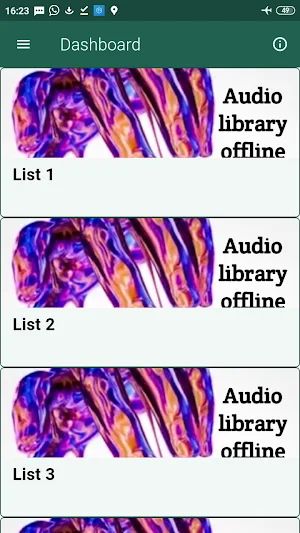 Audio library offline song Screenshot 0