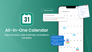 Calendar: Planner & Launcher Screenshot 0