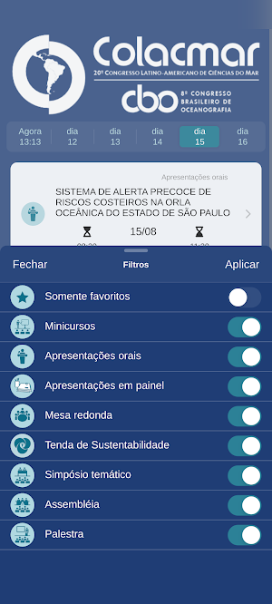 COLACMAR/CBO'2024 Screenshot 3