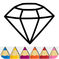 Diamond Glitter Coloring Book