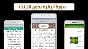 سورة البقرة بدون انترنت مكتوبة Screenshot 2