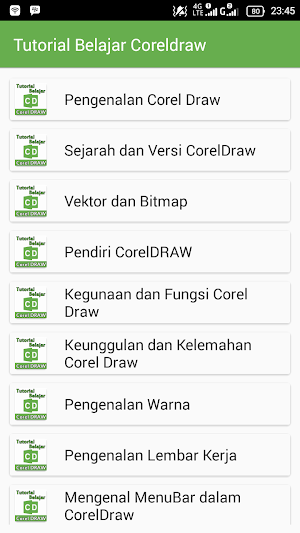 Tutorial Belajar Coreldraw Screenshot 0