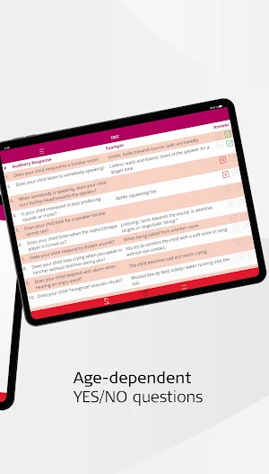 LittlEARS Questionnaire Screenshot 1