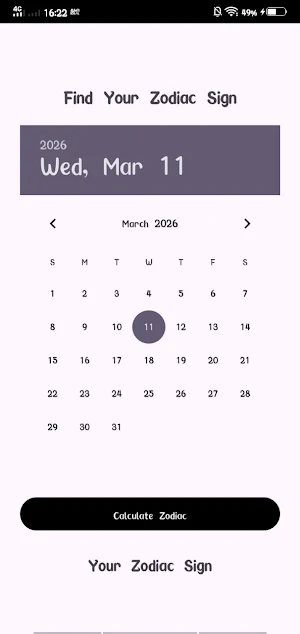 Zodiac Sign Screenshot 1
