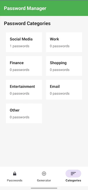 Password Manager Screenshot 2