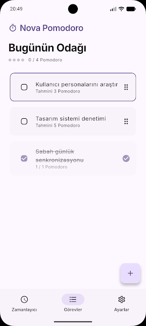 Nova Pomodoro Screenshot 1