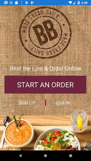 Brown Bag Order Ahead Screenshot 0