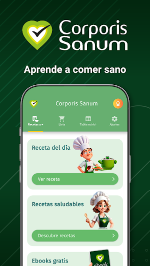Recetas de Cocina CorporiSanum Screenshot 0