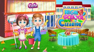 High School Cafe Cleanup – Building Repair & Fix Screenshot 0