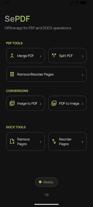 SePDF: PDF Editor & DOCX Tools Screenshot 2