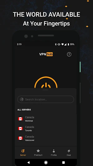VPNhub: Unlimited & Secure Screenshot 2