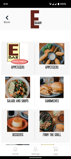 E Bar Tex Mex Screenshot 2