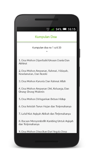 Kumpulan Doa Islam Terlengkap Screenshot 1
