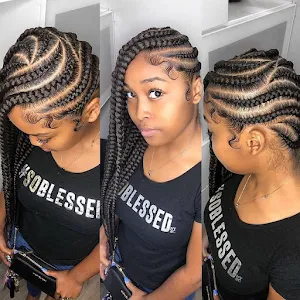 African Braids Hairstyles Screenshot 0