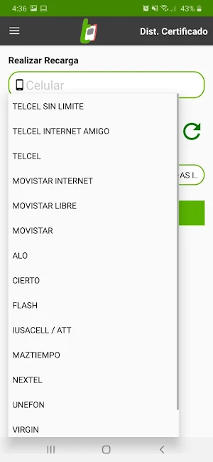 Recarga Multimarca Multiregión Screenshot 2