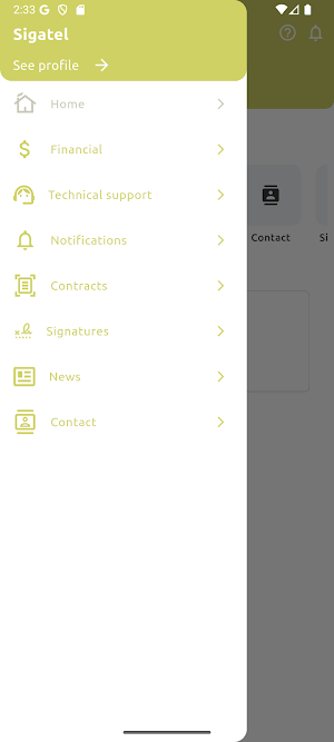 Portal Sigatel Screenshot 3