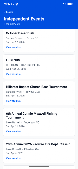 Bass Tourney Hub Screenshot 1
