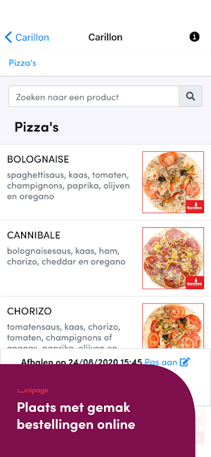 Carillon - de lekkerste pizza Screenshot 0