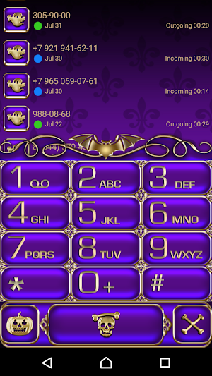 Happy Halloween Dialer theme Screenshot 0