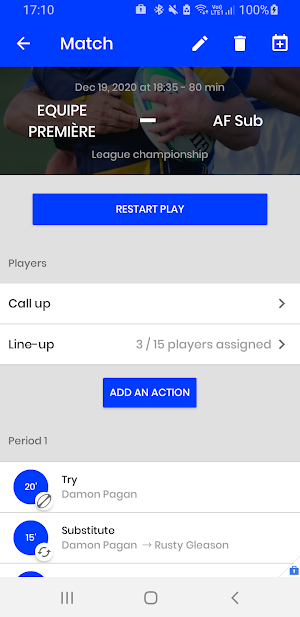 My Coach Rugby Screenshot 3