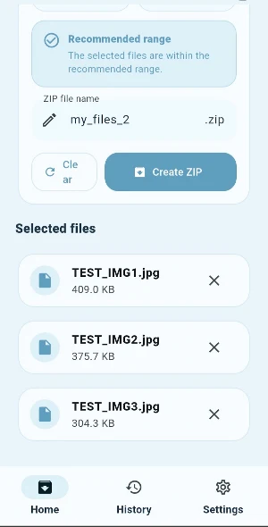 Simple Zip Maker Screenshot 3