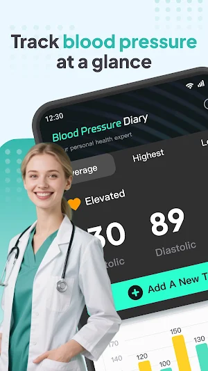 Blood Pressure Diary Screenshot 0