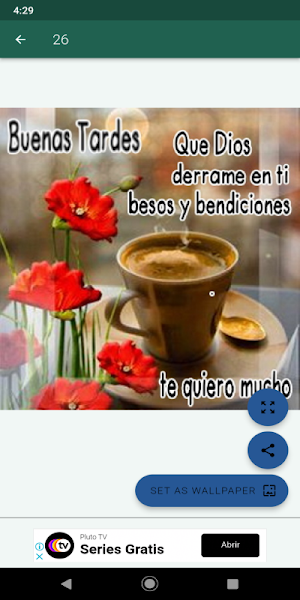 Buenos días, tardes y noches Screenshot 1