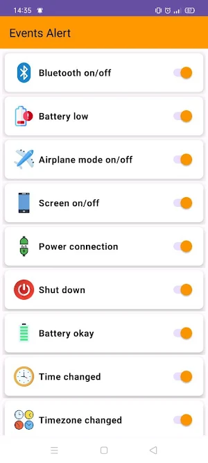 Events Alert Screenshot 3