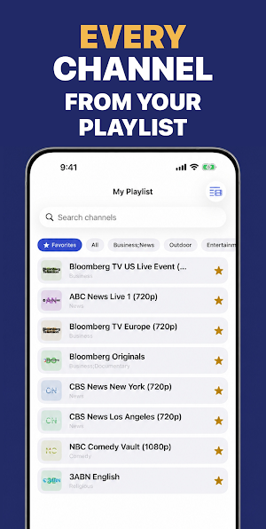 IPTV Player: Stream Live TV Screenshot 1