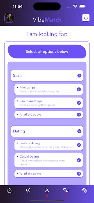 VIbeMatch Screenshot 1