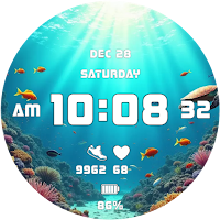 Underwater Life Animated Face