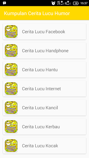 Kumpulan Cerita Lucu Humor Screenshot 3