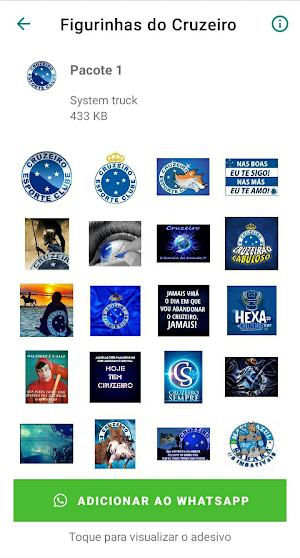 Figurinhas do Cruzeiro Screenshot 0