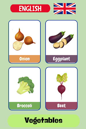 I Learn Fruits and Vegetables Screenshot 1