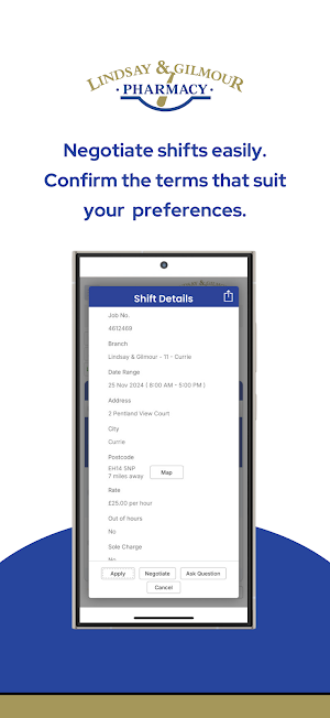 Lindsay & Gilmour Locums Screenshot 3