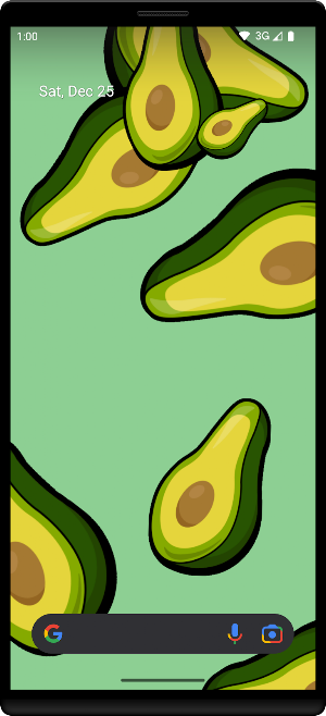 Avocados Live Wallpaper Screenshot 0
