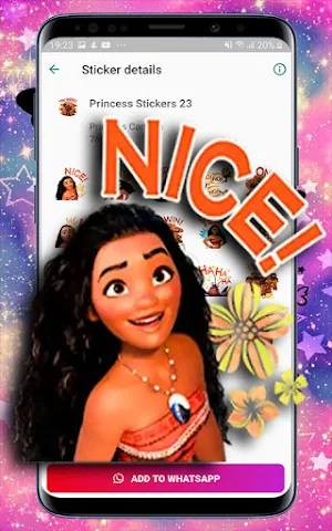 Princess Cartoon Stickers What Screenshot 3