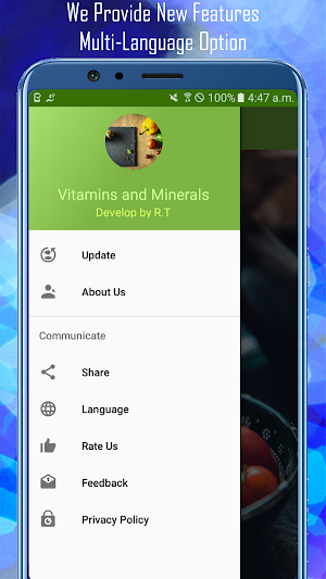Vitamins and Minerals Screenshot 1
