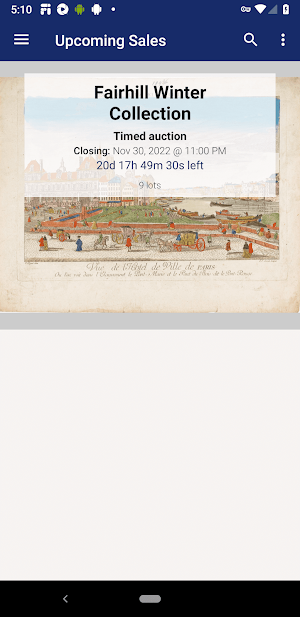 Fairhill Auction Screenshot 0