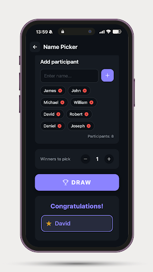 QuickRaffle Screenshot 3