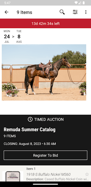 Remuda Auctions Screenshot 1