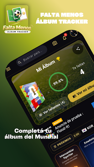 Falta Menos - Álbum Tracker Screenshot 0