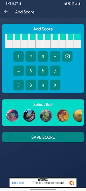 Bowling Score Screenshot 1