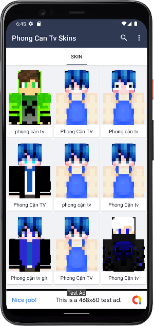 Phong Cận Tv Skins Minecraft Screenshot 0