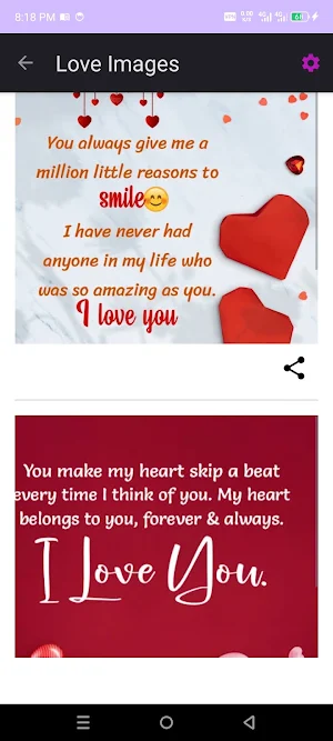 Love Messages, Quotes & Wishes Screenshot 3