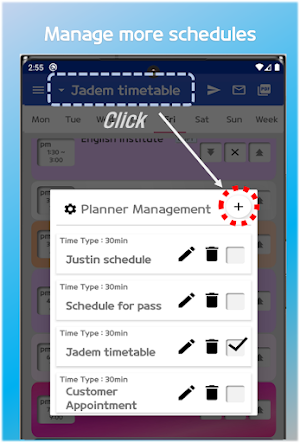 Daily Schedule - easy timetable, simple planner Screenshot 2