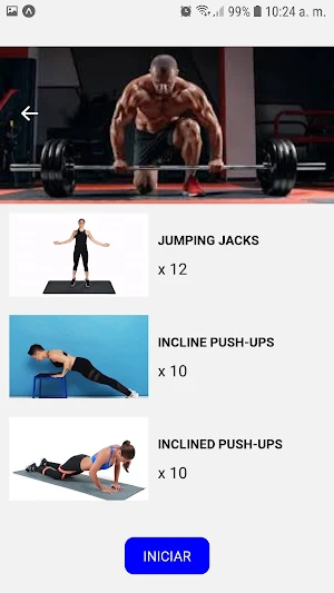Rokave Entrenamiento Screenshot 1