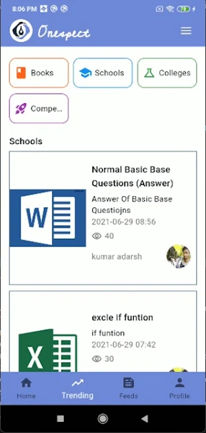 onespect - Learning & Service Screenshot 1