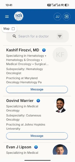 1104Health Shared Care Screenshot 1