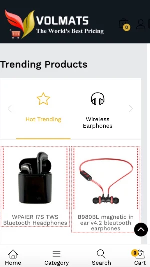 Volmats Electronic Store Screenshot 2
